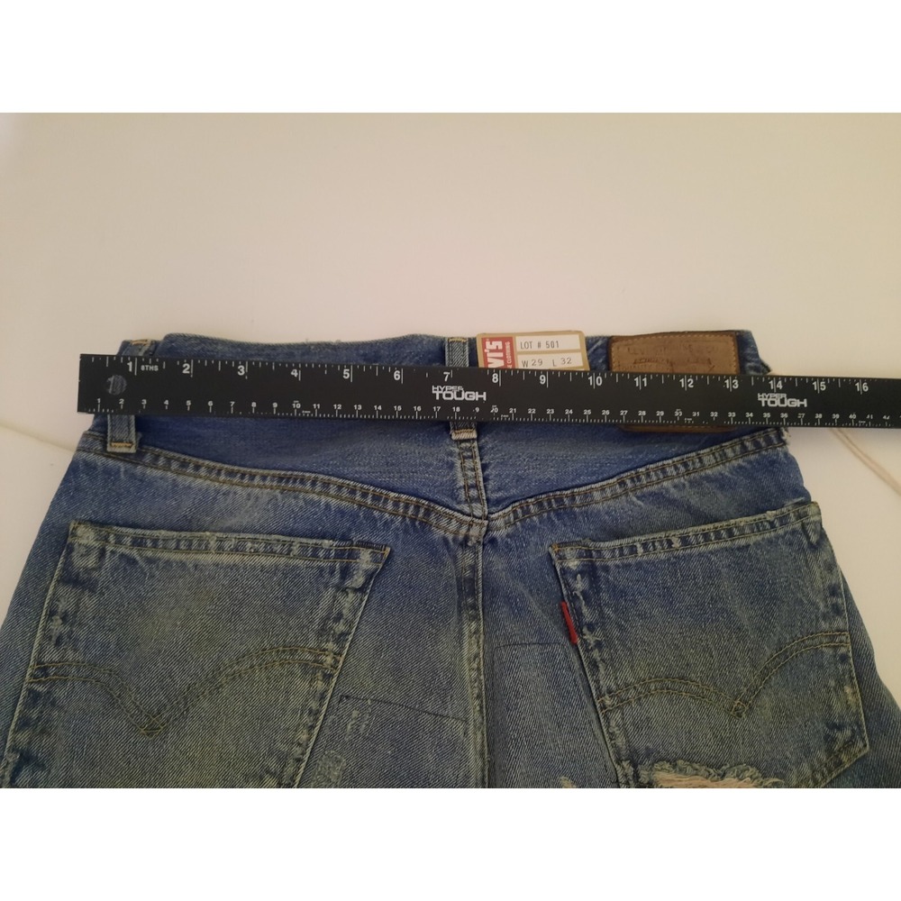Levis Vintage Clothing LVC 501z XX 1954 28 32 Distressed Jeans New Selvedge Mens - Picture 5 of 15
